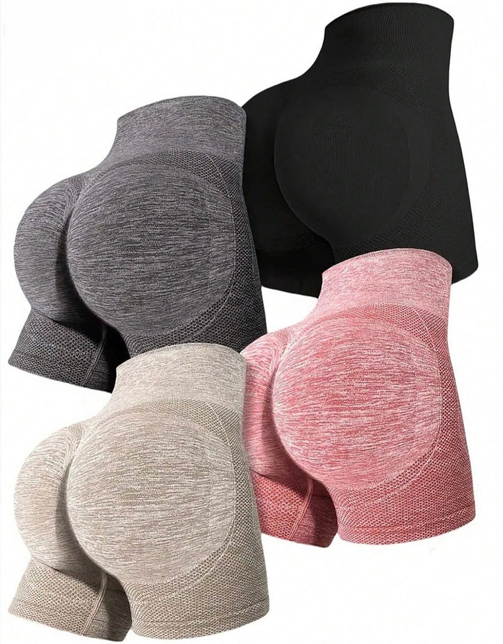 SculptFit Seamless Booty Shorts (2-Pack)