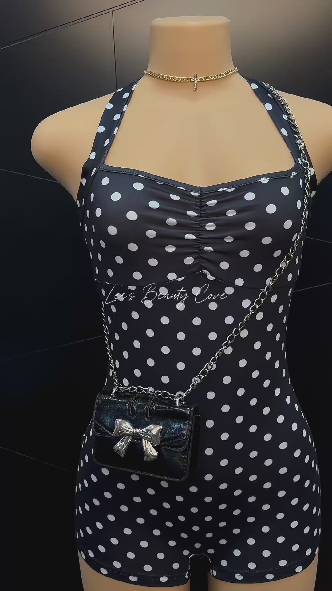 Monaco Dot Romper
